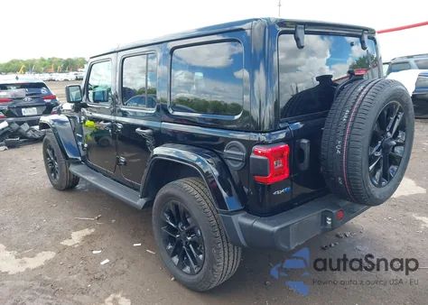 2022 Jeep Wrangler 4Xe Unlimited Sahara 4X4 из США, поврежденный, VIN 1C4JJXP69NW198960